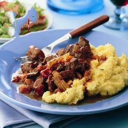 Italian Polenta with Wild Boar Ragout Appetizer