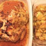 Roast Chicken with Herbs and Lemon recipe