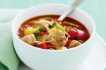 Italian Italian Meatball And Pasta Soup Recipe Appetizer