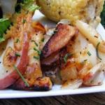 American Grilled Potatoes and Onion Recipe Appetizer