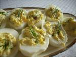 Australian Pecan Stuffed Deviled Eggs Appetizer