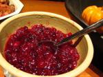 American Cranberry Sauce with Port and Oranges Dessert