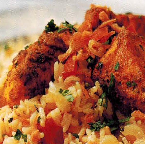 Malaysian Malaysian Spiced Fish And Rice Dinner