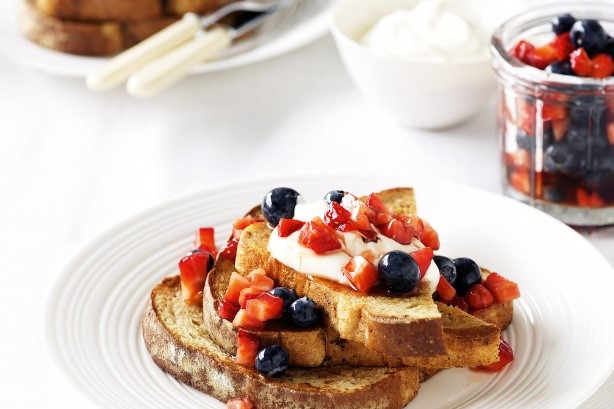 French Cinnamonberry French Toast Recipe Dessert