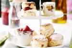 French White Chocolate Scones With Frenchstyle Strawberry Conserve Recipe Breakfast