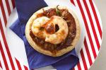 British Hoisin Prawn Mini Pizzas Recipe Appetizer