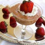 Australian Chocolate Mousse with Strawberries in Minutes Dessert