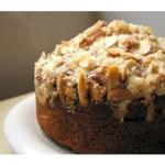 British Almond Rhubarb Coffee Cake Recipe Dessert