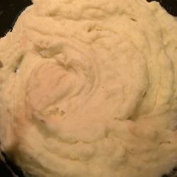 American Mashed Potatoes with Cream and Without Butter Appetizer