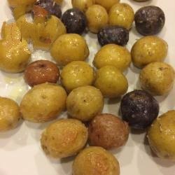 American with Rosemary Potatoes and Sea Salt Appetizer