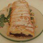American Roll of the Pastry Nutella Dessert