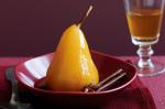 American Pears Poached In Spiced Caramel Recipe Dessert
