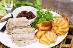 American Veal And Pistachio Terrine With Onion And Red Wine Marmalade Recipe Appetizer