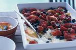 British Yoghurt and Berry Brulee Recipe Dessert