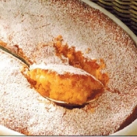 British Custard Pudding With Stewed Apple Dessert