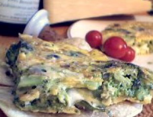 Italian Nutritious Garden Frittata Breakfast