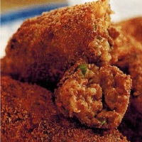 Dutch Beef And Rice Croquettes Appetizer
