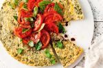 American Rice And Mascarpone Tart With Tomato And Basil Salad Recipe Appetizer