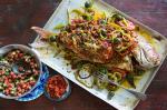 Moroccan Baked Snapper with Chermoula Appetizer