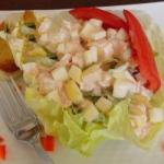Japanese Chicken Salad with Apple and Pineapple Appetizer
