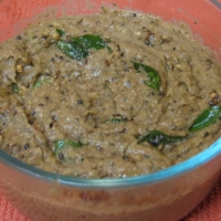 Indian Eggplant Chutney Appetizer