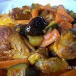 American Tajine of Chicken with Lemon and Olives Appetizer