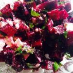 British Easier Beetroot Salad with Feta and Basil Appetizer