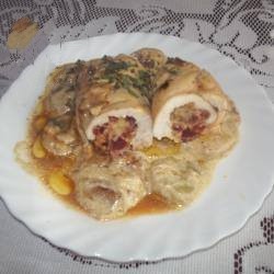 Australian Fish Rolls with Chicken in Buraczkami and Horseradish Appetizer