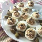 British Eggs Stuffed with Tuna and Mayonnaise Dinner