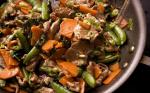 American Fivespice Pork Stirfry with Sweet Potatoes and Snap Peas Recipe Dinner