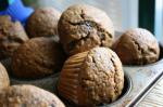 American Mocha Muffins With Chocolate Chips and Pecans Dessert