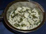 Spanish Mashed Potatoes with Kale and Leeks Appetizer