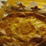 French Cake of French Kings galette of Rois Dessert