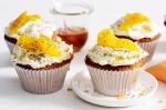 American Orange And Poppy Seed Muffins With Cream Cheese Icing Recipe Dessert