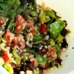 Greek Summer Salad Vegetables and Couscous Appetizer