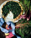 American Crostata With Warm Salad of Garden Greens and Weeds Recipe Appetizer