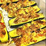 American Zucchini Stuffed with Tuna and Tomatoes Appetizer
