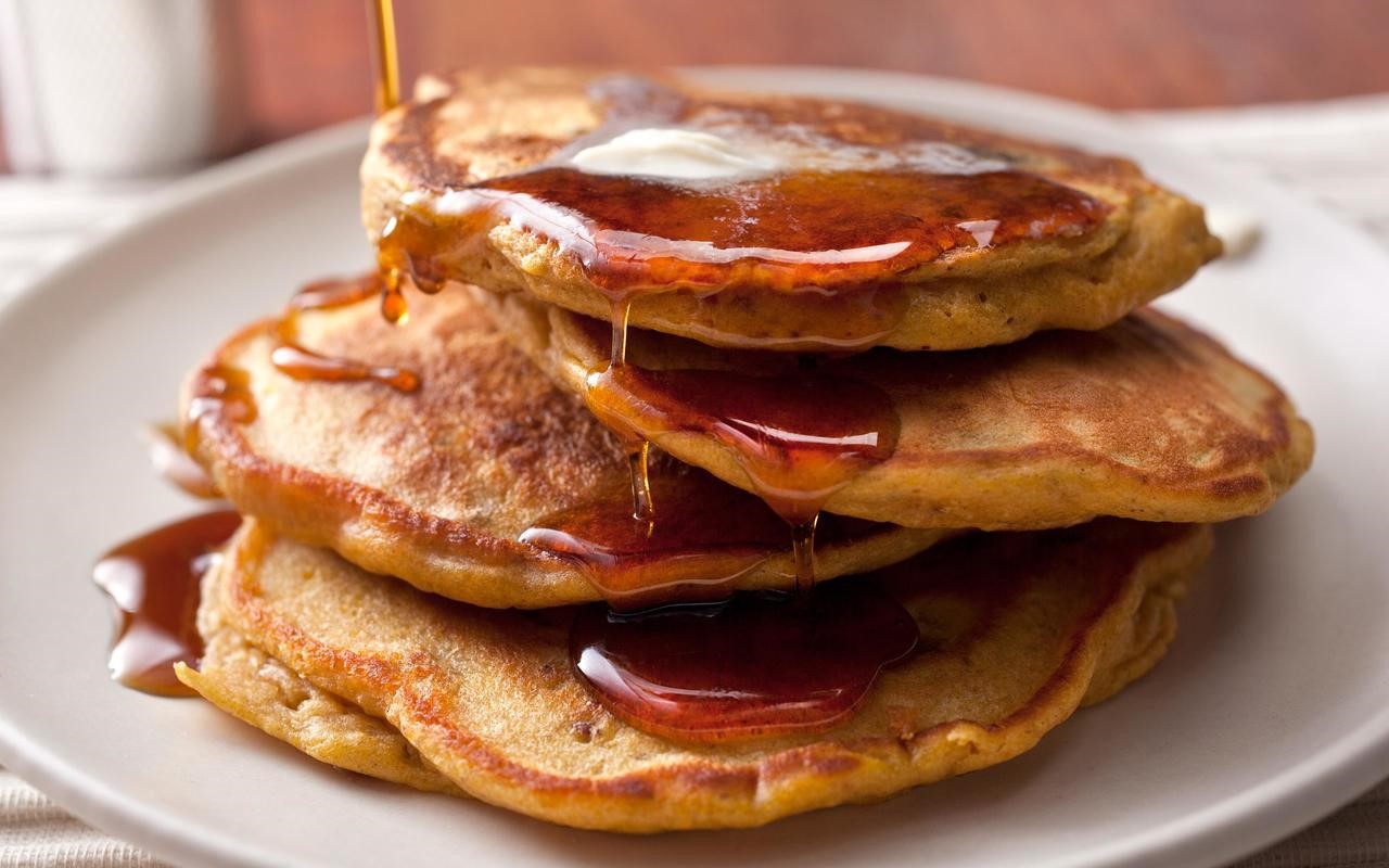 American Spiced Pumpkinpecan Pancakes Recipe Dessert