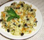 American Savory Rice Pilaf With Lavender  Apricots Dinner