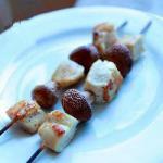 American Chicken Kebabs with Mushrooms Appetizer