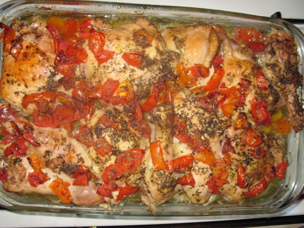 American Tomato Garlic Chicken 1 Dinner