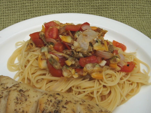 American Clams With Angel Hair Pasta Dinner