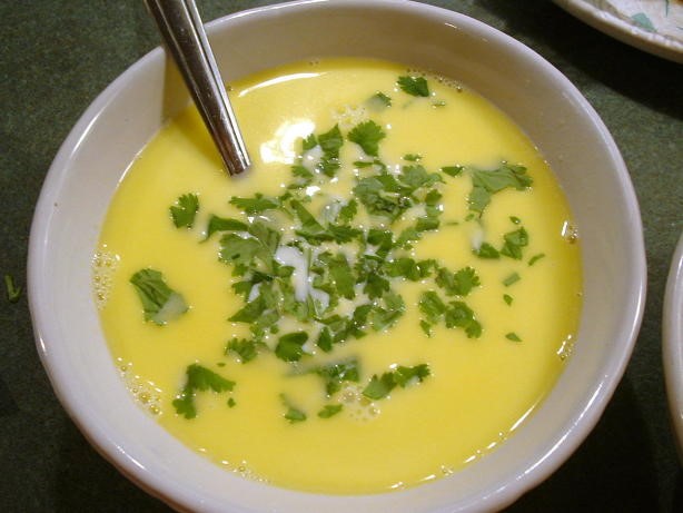 Cuban Cream of Garlic Soup With Cilantro Dinner