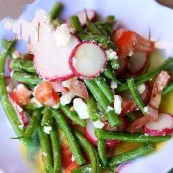 Greek Green Beans with Feta Appetizer