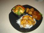 American Asian Chicken With Chili Sauce low Carb Dinner