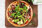 American Spicy Sausage and Eggplant Pizza Recipe Appetizer