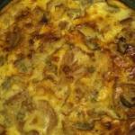 American Quiche with Gorgonzola and Pears Appetizer
