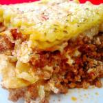 American Creamy Lasagna Casserole Dinner