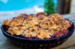 Canadian Apricot Berry Cobbler Recipe BBQ Grill