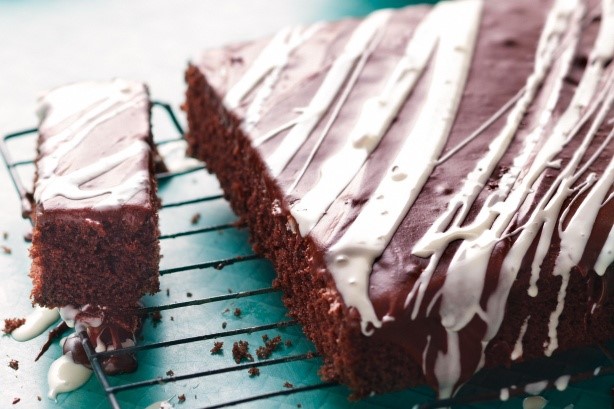 American Double Chocolate Slice Recipe Dessert